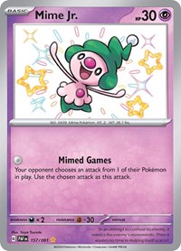 Mime Jr. - 157/091 (157/091) [SV Paldean Fates]