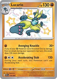 Lucario (174/091) [SV Paldean Fates]