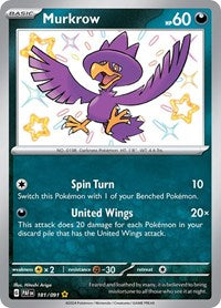 Murkrow (181/091) [SV Paldean Fates]