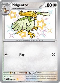 Pidgeotto (197/091) [SV Paldean Fates]