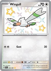 Wingull (203/091) [SV Paldean Fates]