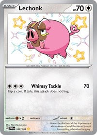 Lechonk - 207/091 (207/091) [SV Paldean Fates]