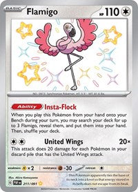 Flamigo (211/091) [SV Paldean Fates]