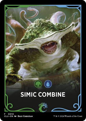 Simic Combine Theme Card (10) [Ravnica: Clue Edition]