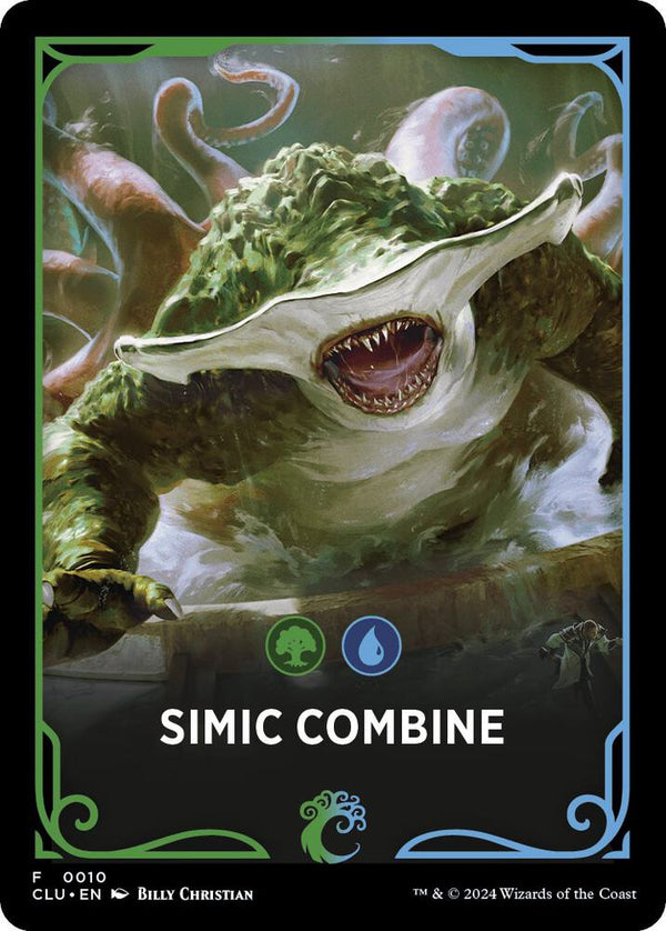 Simic Combine Theme Card (10) [Ravnica: Clue Edition]