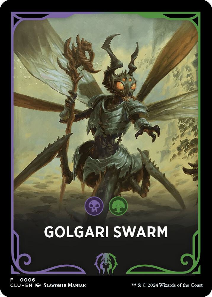 Golgari Swarm Theme Card (6) [Ravnica: Clue Edition]