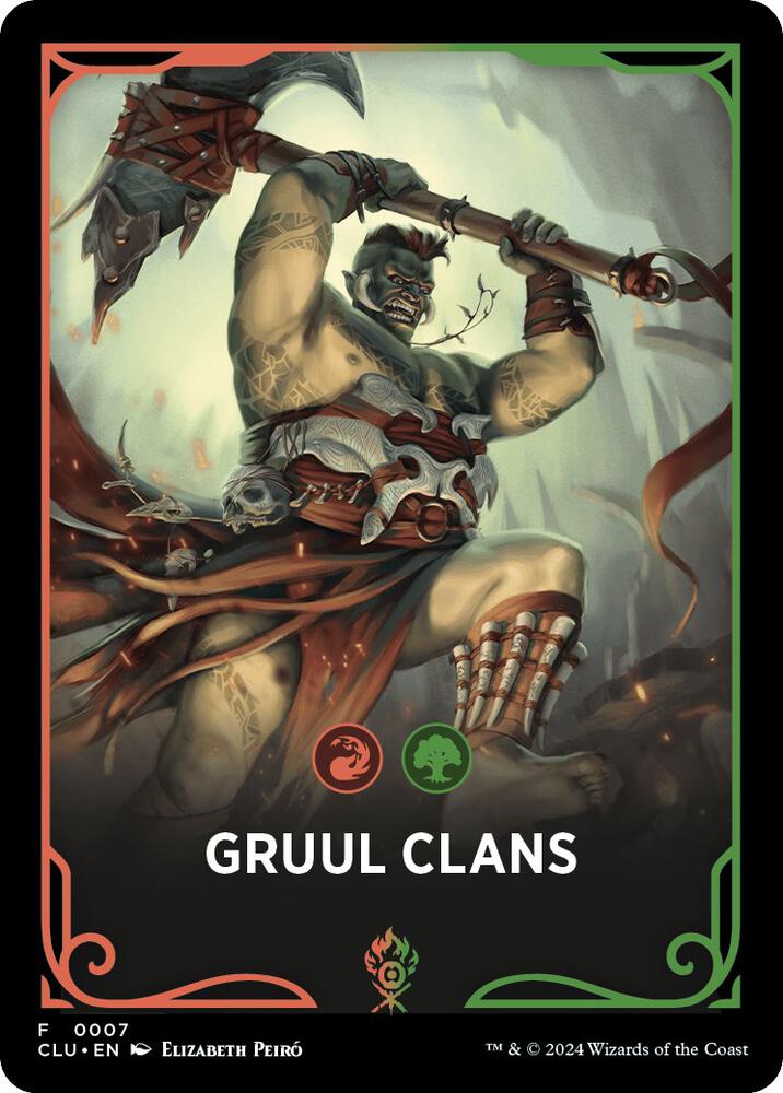Gruul Clans Theme Card (7) [Ravnica: Clue Edition]