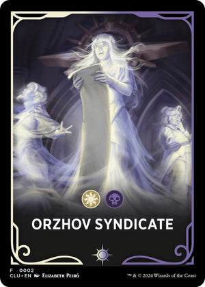 Orzhov Syndicate Theme Card (2) [Ravnica: Clue Edition]