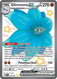 Glimmora ex (218/091) [SV Paldean Fates]