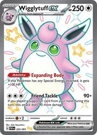 Wigglytuff ex (222/091) [SV Paldean Fates]