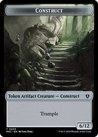 Construct // Soldier Double-Sided Token (23 // 3) [Murders at Karlov Manor Commander]