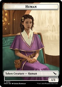 Human // Soldier Double-Sided Token (2 // 3) [Murders at Karlov Manor Commander]