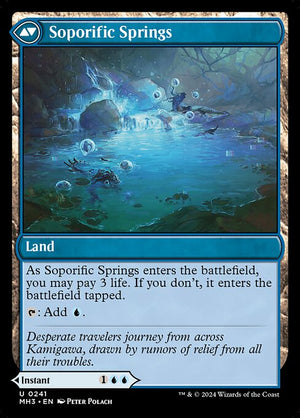 Sink into Stupor // Soporific Springs (241) [Modern Horizons 3] Reverse