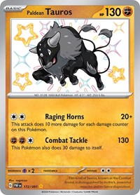 Paldean Tauros - 172/091 (172/091) [SV Paldean Fates]