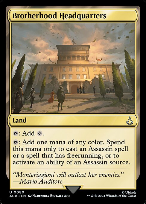Brotherhood Headquarters (80) [Assassin's Creed]