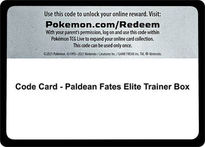 Code Card - Paldean Fates Elite Trainer Box [SV Paldean Fates]