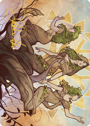 Trostani, Three Whispers Art Card (Gold-Stamped Signature) (37) [Murders at Karlov Manor Art Series]