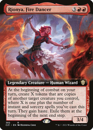 Rionya, Fire Dancer (382) [Commander 2021] [Extended Art]