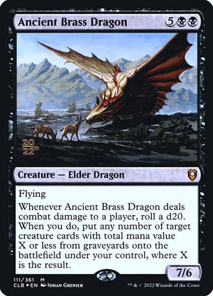 Ancient Brass Dragon (111s) [Battle for Baldur's Gate Promos]