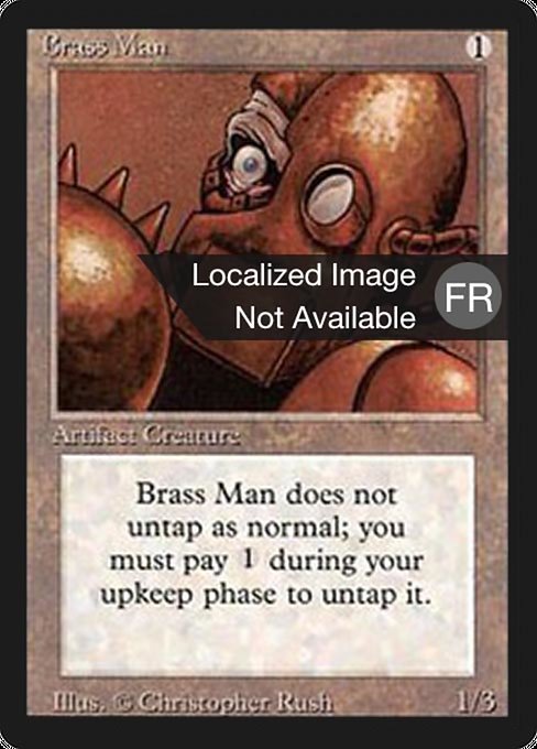 Brass Man (238) [Foreign Black Border]