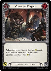 Command Respect (Blue) (BET019) [Blitz Deck Heavy Hitters Betsy]