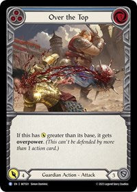 Over the Top (Blue) (BET021) [Blitz Deck Heavy Hitters Betsy]