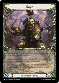 Kayo, Armed and Dangerous (KYO001) [Blitz Deck Heavy Hitters Kayo]