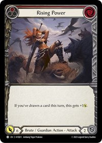 Rising Power (Red) (KYO011) [Blitz Deck Heavy Hitters Kayo]