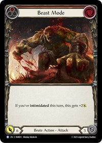 Beast Mode (Red) (RNR011) [Blitz Deck Heavy Hitters Rhinar]