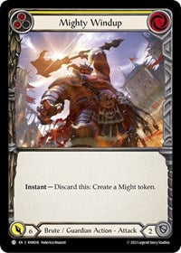 Mighty Windup (Yellow) (RNR018) [Blitz Deck Heavy Hitters Rhinar]
