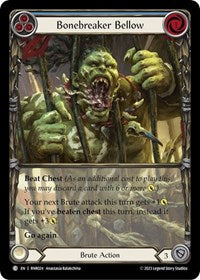 Bonebreaker Bellow (Blue) (RNR024) [Blitz Deck Heavy Hitters Rhinar]