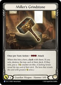 Miller's Grindstone (VIC002) [Blitz Deck Heavy Hitters Victor]