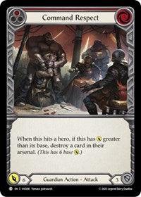 Command Respect (Red) (VIC008) [Blitz Deck Heavy Hitters Victor]