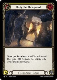 Rally the Rearguard (Yellow) (VIC017) [Blitz Deck Heavy Hitters Victor]