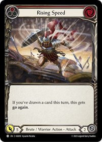 Rising Speed (Red) (KSI010) [Blitz Deck Heavy Hitters Kassai]