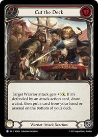 Cut the Deck (Red) (KSI014) [Blitz Deck Heavy Hitters Kassai]