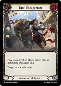 Fatal Engagement (Yellow) (KSI019) [Blitz Deck Heavy Hitters Kassai]