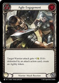 Agile Engagement (Blue) (KSI023) [Blitz Deck Heavy Hitters Kassai]