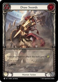 Draw Swords (Blue) (KSI025) [Blitz Deck Heavy Hitters Kassai]