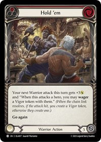 Hold 'em (Red) (OLA017) [Blitz Deck Heavy Hitters Olympia]
