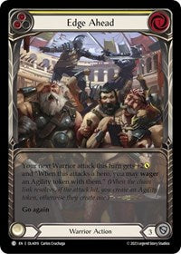 Edge Ahead (Yellow) (OLA019) [Blitz Deck Heavy Hitters Olympia]