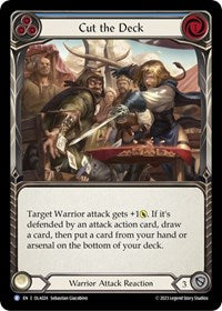 Cut the Deck (Blue) (OLA024) [Blitz Deck Heavy Hitters Olympia]