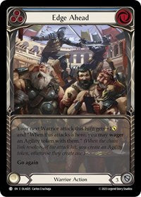 Edge Ahead (Blue) (OLA025) [Blitz Deck Heavy Hitters Olympia]