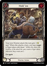 Hold 'em (Blue) (OLA027) [Blitz Deck Heavy Hitters Olympia]
