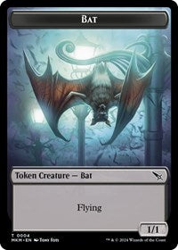 Bat Token (4) [Murders at Karlov Manor]