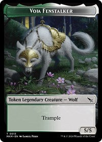 Voja Fenstalker Token (13) [Murders at Karlov Manor]