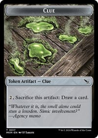 Clue (0017) // A 0044 Double-Sided Token (17 // 44) [Murders at Karlov Manor]