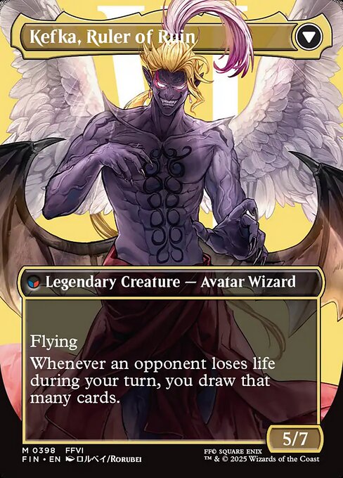 Kefka, Court Mage // Kefka, Ruler of Ruin (398) [Final Fantasy] Reverse
