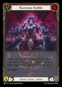 Ravenous Rabble (Red) - FAB190 (FAB190) [Flesh and Blood Promo Cards]