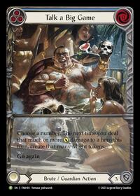 Talk a Big Game - FAB195 (FAB195) [Flesh and Blood Promo Cards]